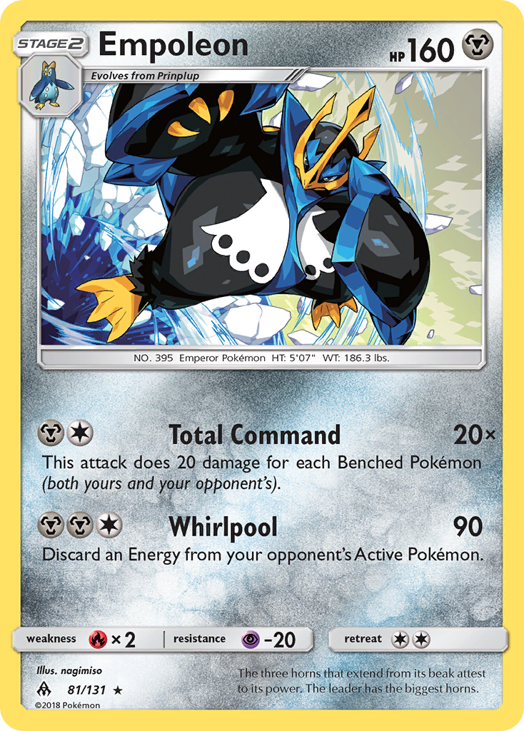 Empoleon (81/131) [Sun & Moon: Forbidden Light] | North Game Den