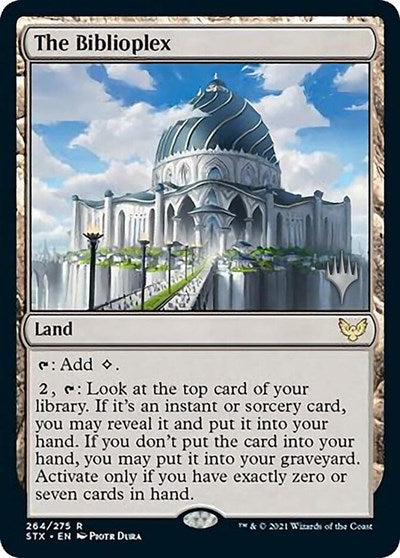 The Biblioplex (Promo Pack) [Strixhaven: School of Mages Promos] | North Game Den