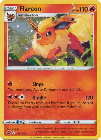 Flareon (SWSH041) [Sword & Shield: Black Star Promos] | North Game Den