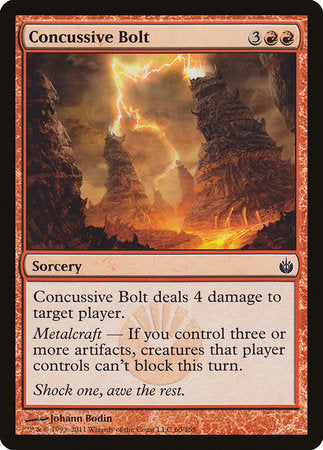 Concussive Bolt [Mirrodin Besieged] | North Game Den