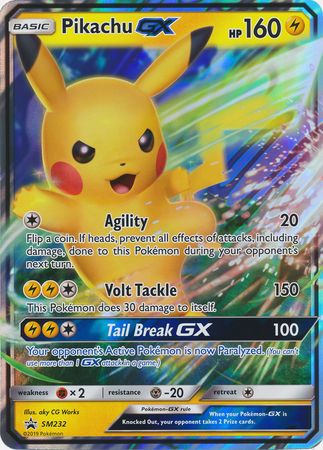 Pikachu GX (SM232) (Jumbo Card) [Sun & Moon: Black Star Promos] | North Game Den