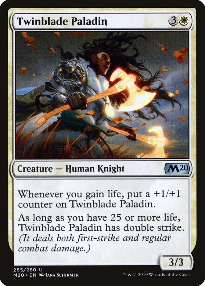 Twinblade Paladin [Core Set 2020] | North Game Den