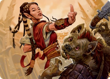 Half-Elf Monk Art Card [Dungeons & Dragons: Adventures in the Forgotten Realms Art Series] | North Game Den