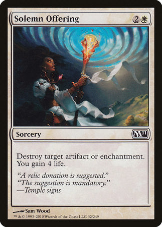 Solemn Offering [Magic 2011] | North Game Den