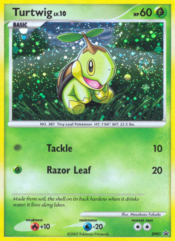 Turtwig (DP01) [Diamond & Pearl: Black Star Promos] | North Game Den