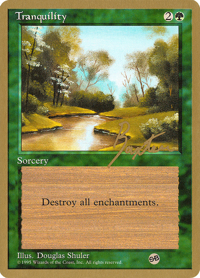 Tranquility (George Baxter) (SB) [Pro Tour Collector Set] | North Game Den