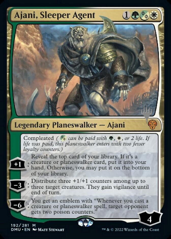 Ajani, Sleeper Agent (Promo Pack) [Dominaria United Promos] | North Game Den