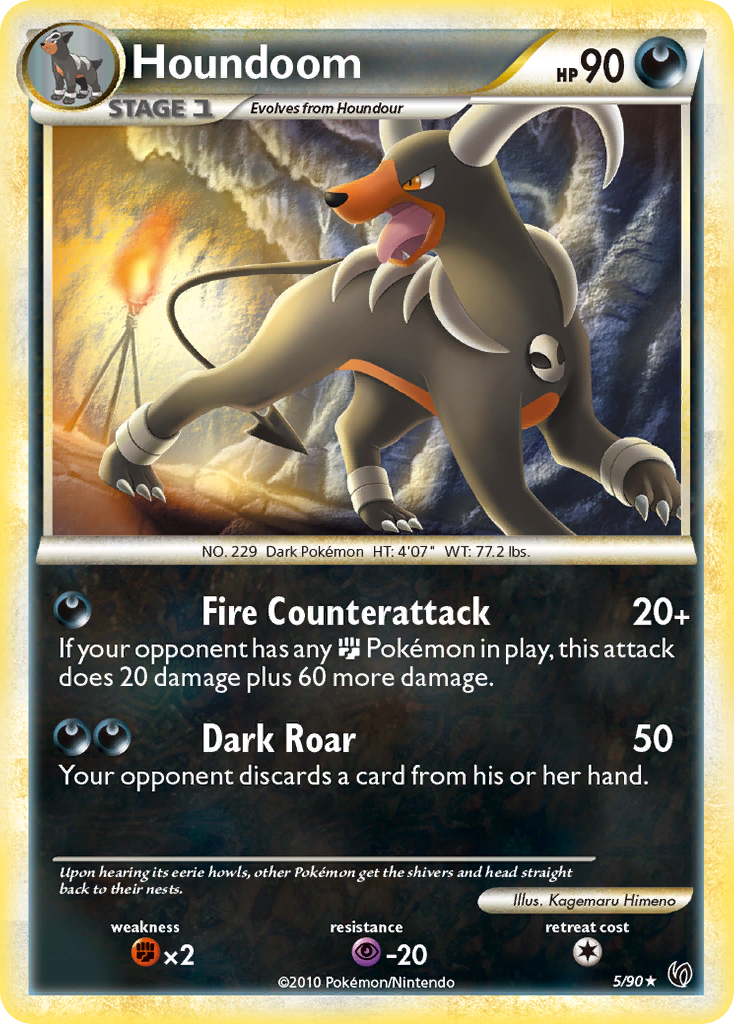 Houndoom (5/90) [HeartGold & SoulSilver: Undaunted] | North Game Den