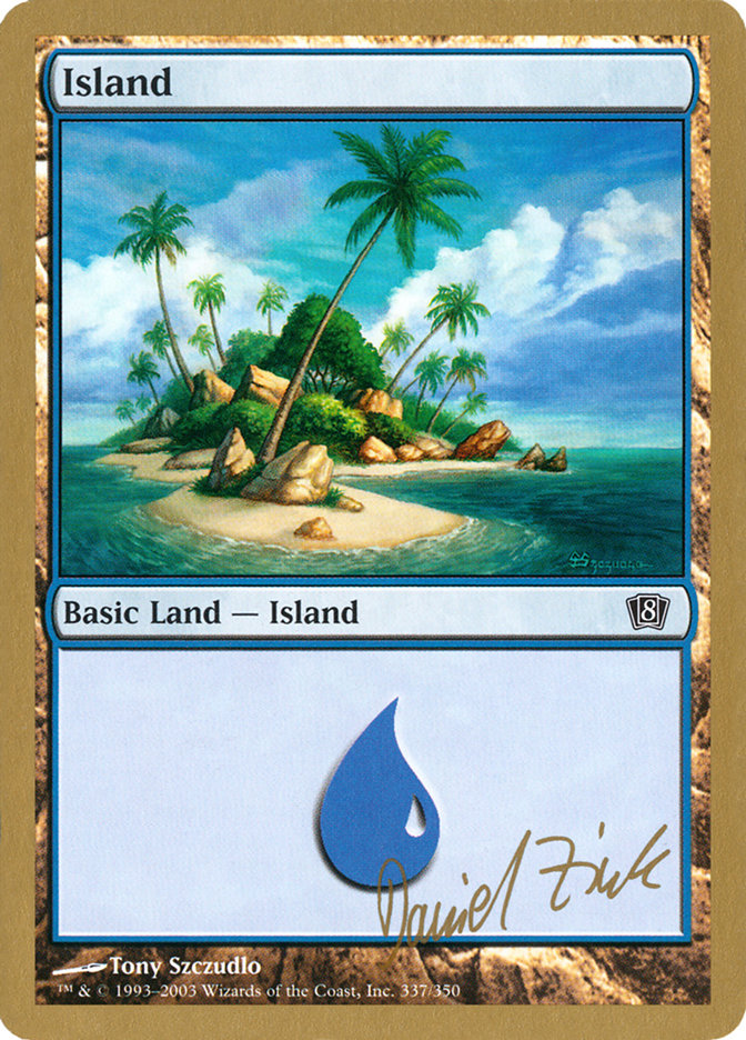 Island (dz337) (Daniel Zink) [World Championship Decks 2003] | North Game Den