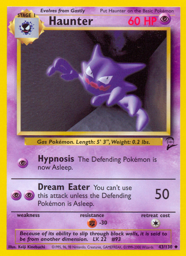 Haunter (43/130) [Base Set 2] | North Game Den