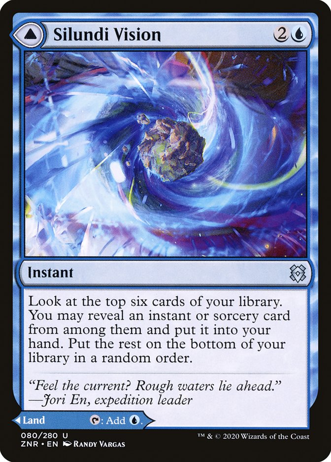 Silundi Vision // Silundi Isle [Zendikar Rising] | North Game Den