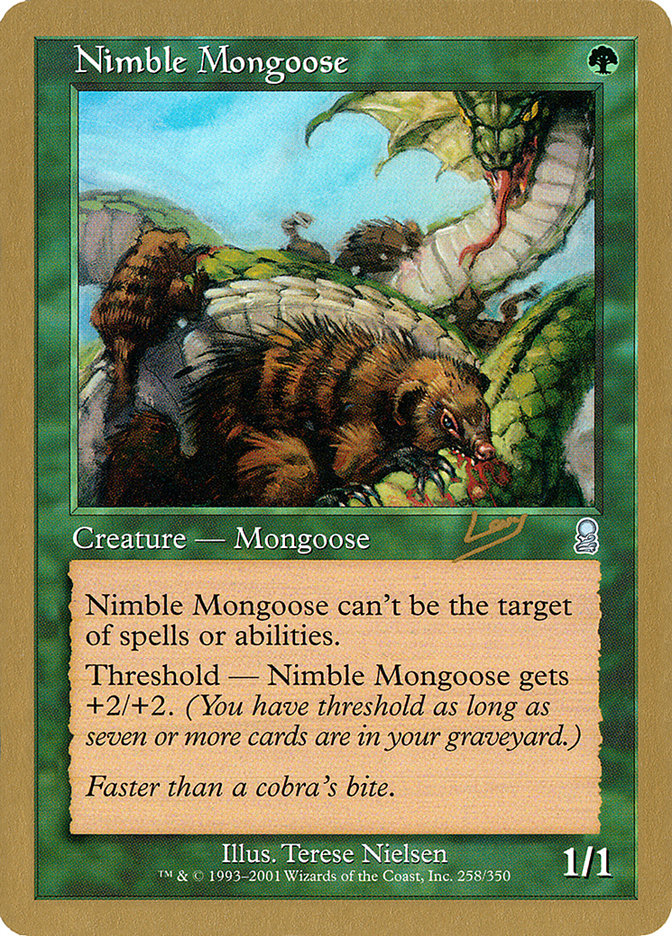 Nimble Mongoose (Raphael Levy) [World Championship Decks 2002] | North Game Den