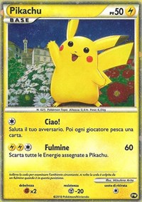 Pikachu (PW2) (Italian) [Pikachu World Collection Promos] | North Game Den