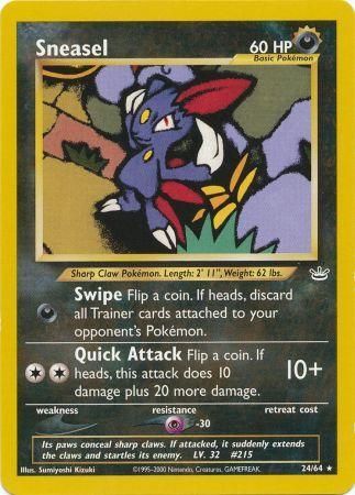 Sneasel (24/64) [Neo Revelation Unlimited] | North Game Den