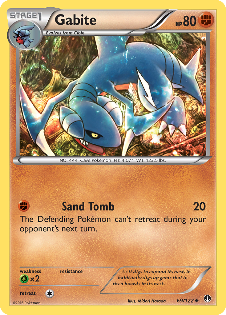 Gabite (69/122) [XY: BREAKpoint] | North Game Den