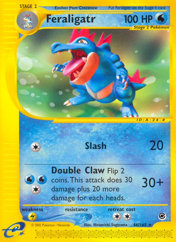 Feraligatr (46/165) [Expedition: Base Set] | North Game Den