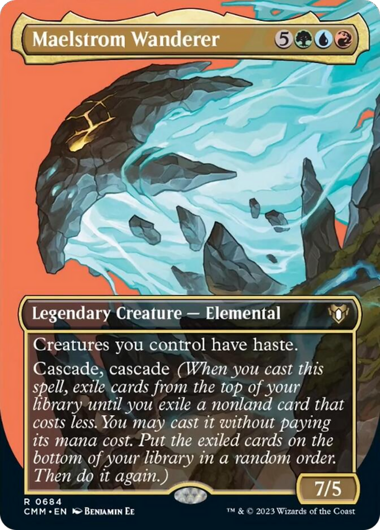 Maelstrom Wanderer (Borderless Profile) [Commander Masters] | North Game Den