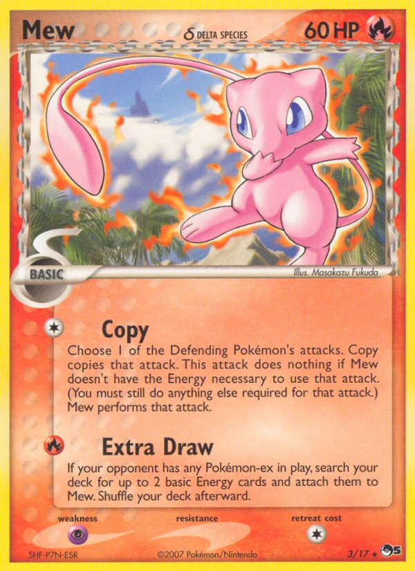 Mew (3/17) (Delta Species) [POP Series 5] | North Game Den