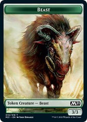 Beast // Cat (011) Double-sided Token [Core Set 2021 Tokens] | North Game Den