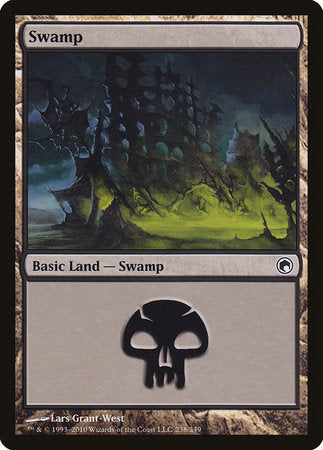 Swamp (238) [Scars of Mirrodin] | North Game Den