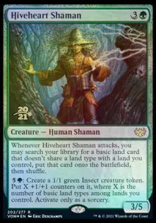 Hiveheart Shaman [Innistrad: Crimson Vow Prerelease Promos] | North Game Den