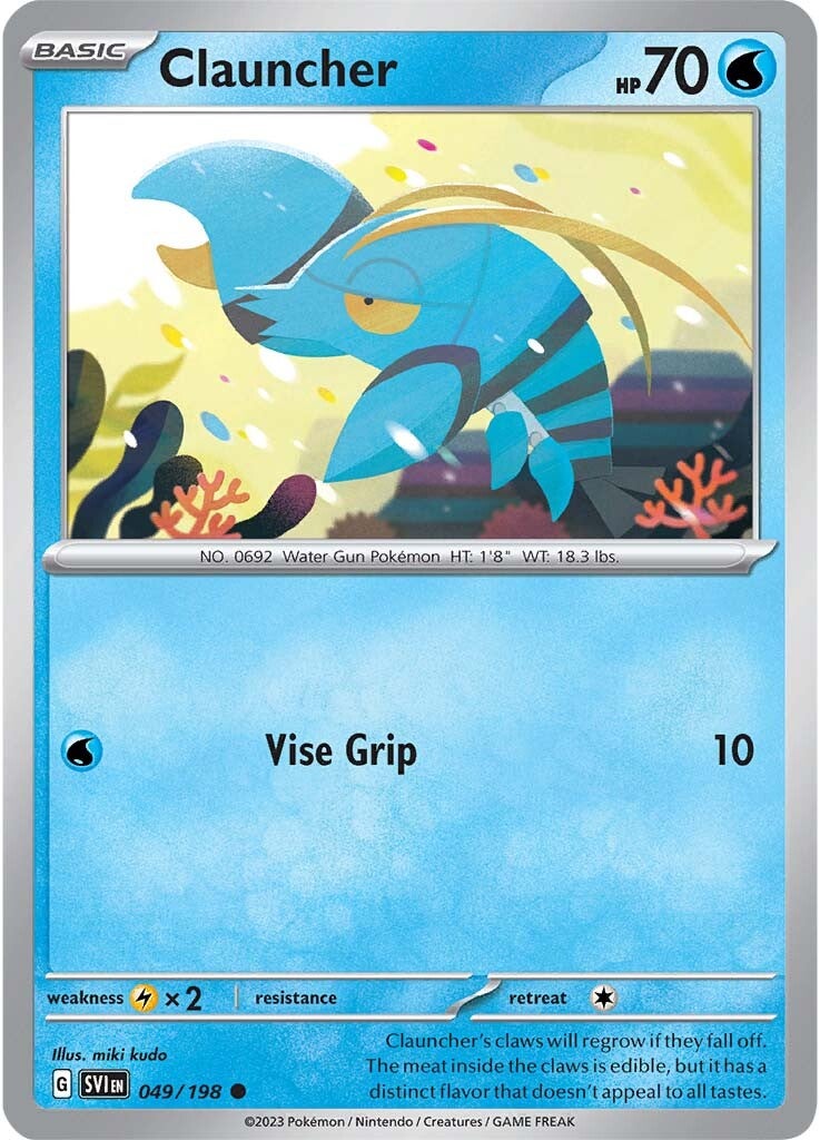 Clauncher (049/198) [Scarlet & Violet: Base Set] | North Game Den