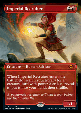 Imperial Recruiter (Borderless Alternate Art) [Modern Horizons 2] | North Game Den