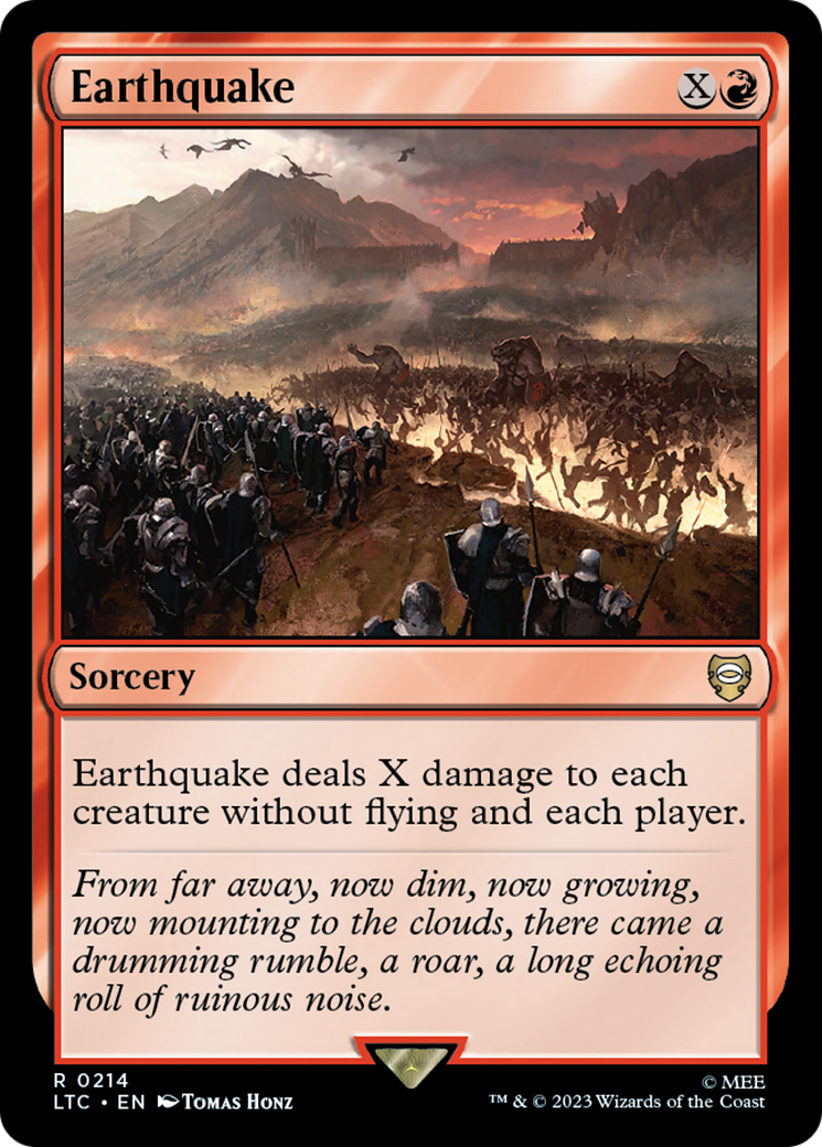 Earthquake [The Lord of the Rings: Tales of Middle-Earth Commander] | North Game Den