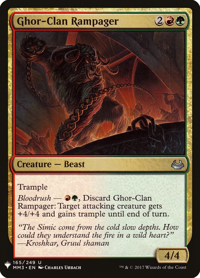 Ghor-Clan Rampager [Mystery Booster] | North Game Den