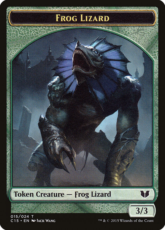 Frog Lizard Token [Commander 2015 Tokens] | North Game Den