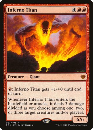 Inferno Titan [Archenemy: Nicol Bolas] | North Game Den