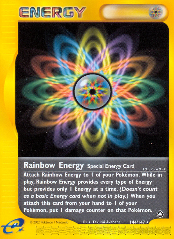 Rainbow Energy (144/147) [Aquapolis] | North Game Den