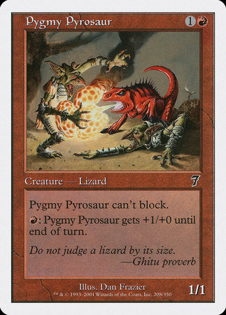 Pygmy Pyrosaur [Seventh Edition] | North Game Den
