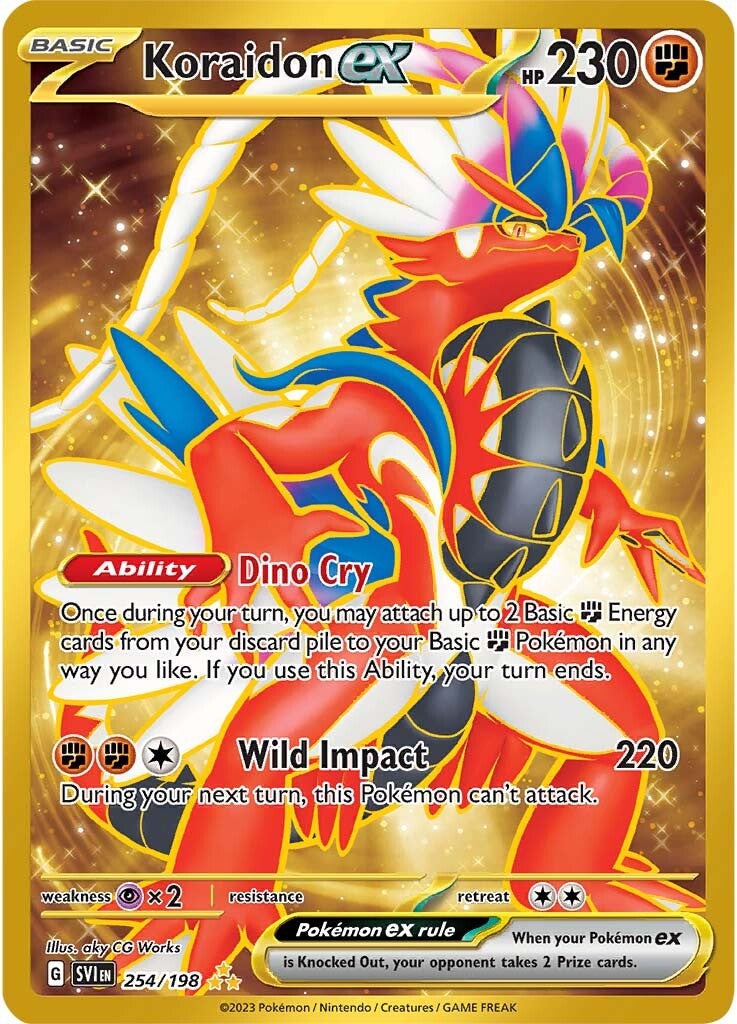 Koraidon ex (254/198) [Scarlet & Violet: Base Set] | North Game Den