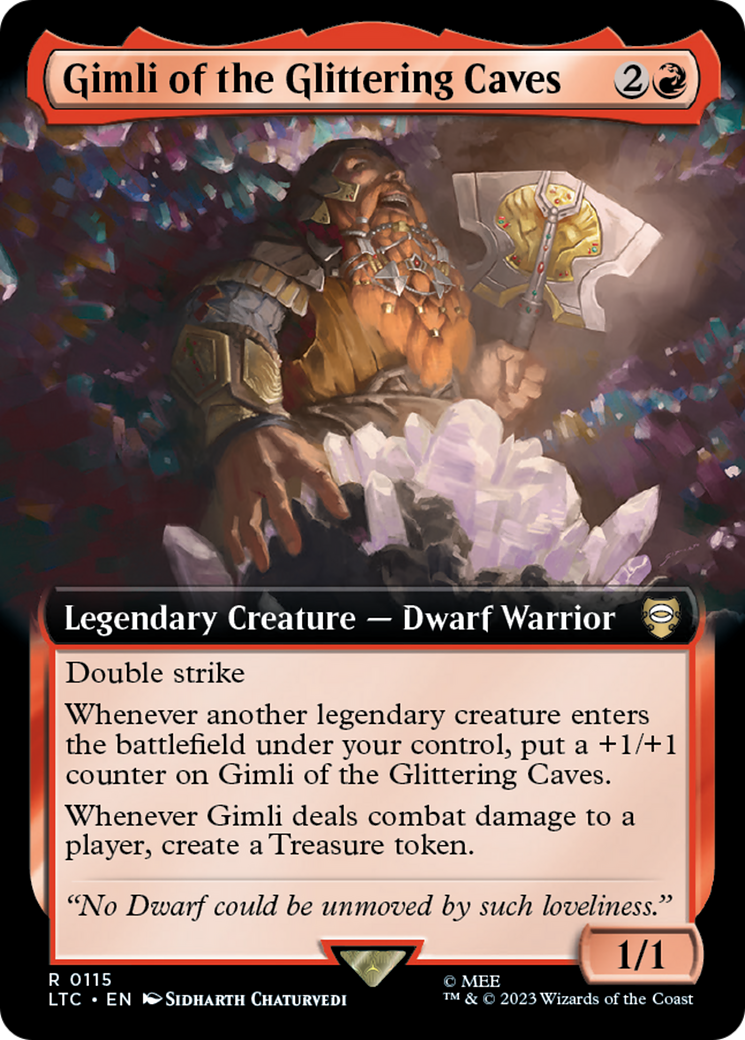 Gimli of the Glittering Caves (Extended Art) [The Lord of the Rings: Tales of Middle-Earth Commander] | North Game Den