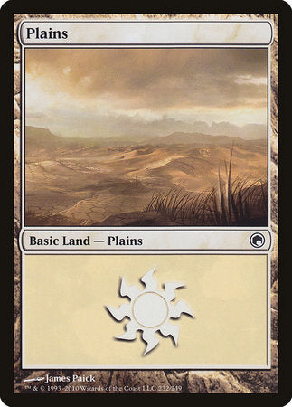 Plains (232) [Scars of Mirrodin] | North Game Den