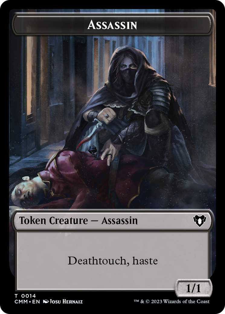 Assassin Token [Commander Masters Tokens] | North Game Den