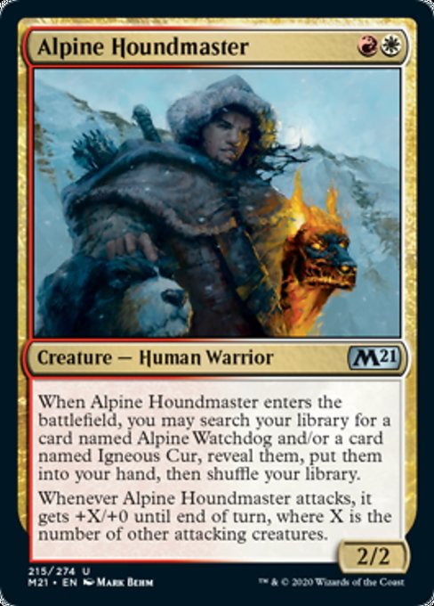 Alpine Houndmaster [Core Set 2021] | North Game Den