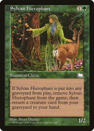 Sylvan Hierophant [Weatherlight] | North Game Den