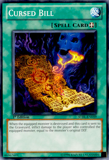 Cursed Bill [STBL-EN059] Common | North Game Den