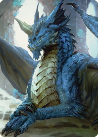 Young Blue Dragon Art Card [Commander Legends: Battle for Baldur's Gate Art Series] | North Game Den