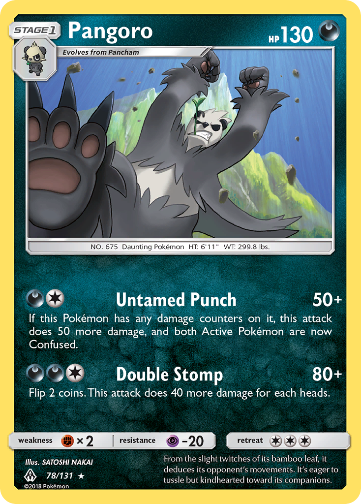 Pangoro (78/131) [Sun & Moon: Forbidden Light] | North Game Den