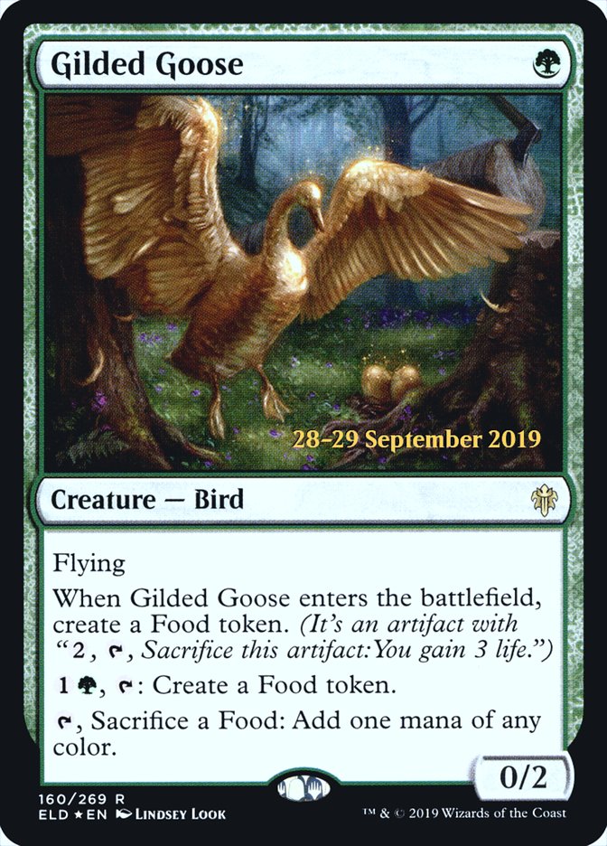 Gilded Goose  [Throne of Eldraine Prerelease Promos] | North Game Den