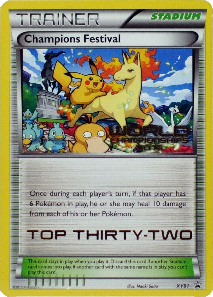 Champions Festival (XY91) (2015 Top Thirty-Two) [XY: Black Star Promos] | North Game Den