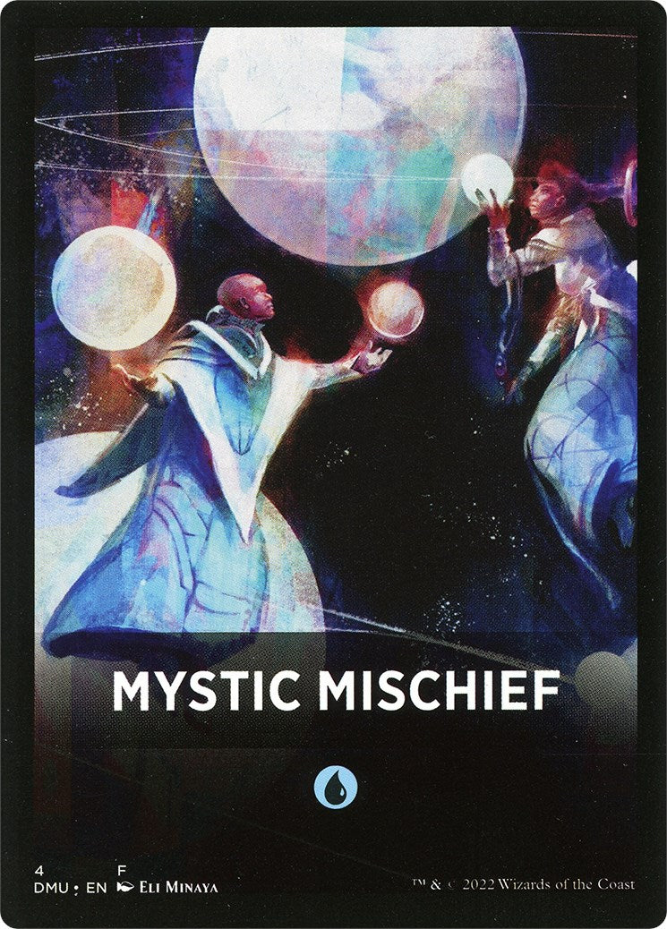 Mystic Mischief Theme Card [Dominaria United Tokens] | North Game Den