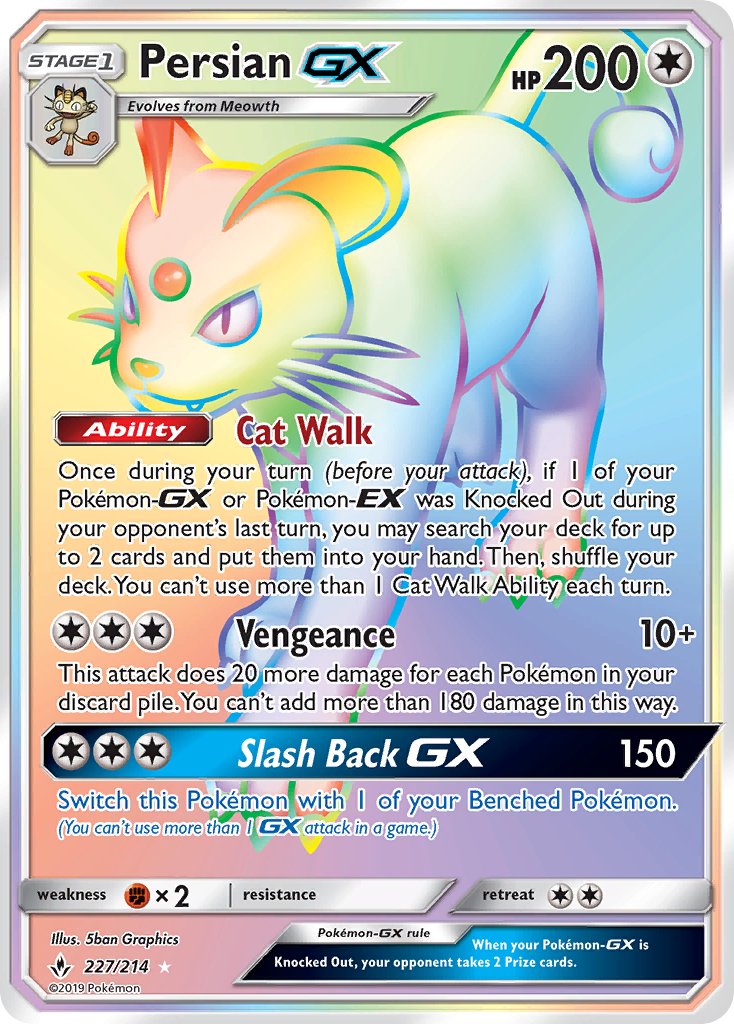 Persian GX (227/214) [Sun & Moon: Unbroken Bonds] | North Game Den