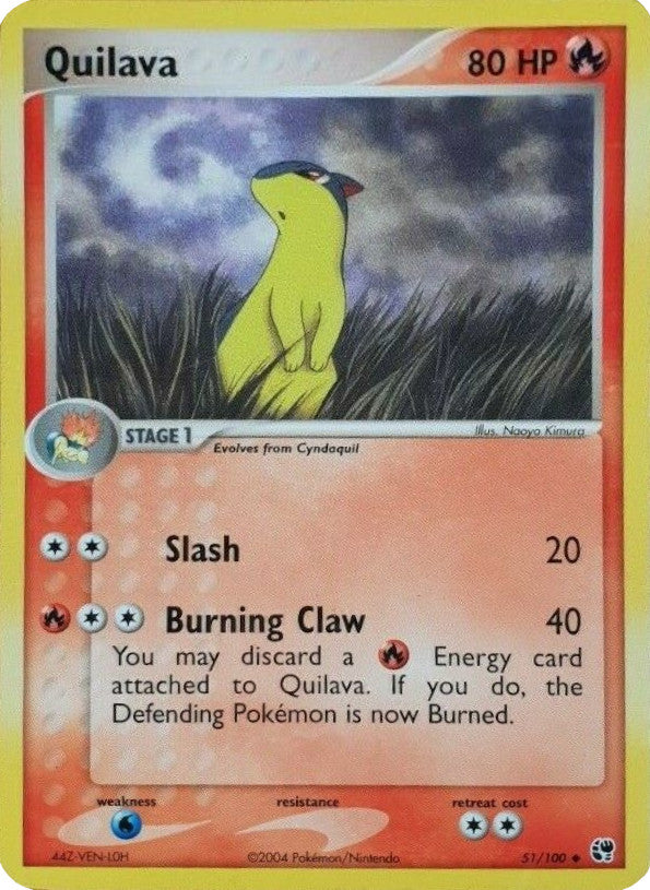 Quilava (51/100) [EX: Battle Stadium] | North Game Den