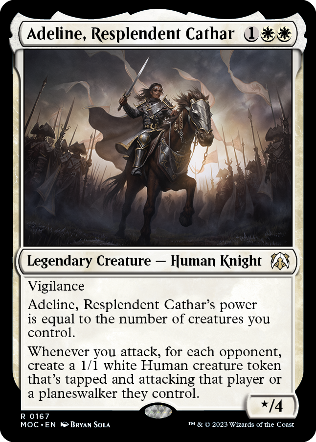 Adeline, Resplendent Cathar [March of the Machine Commander] | North Game Den