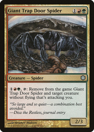 Giant Trap Door Spider [Coldsnap Theme Decks] | North Game Den