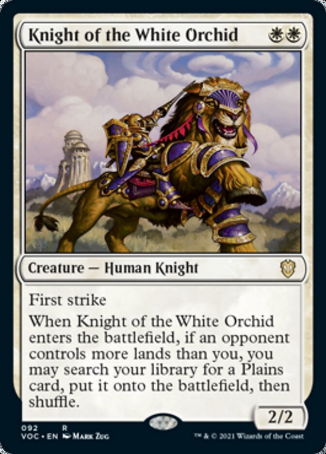 Knight of the White Orchid [Innistrad: Crimson Vow Commander] | North Game Den